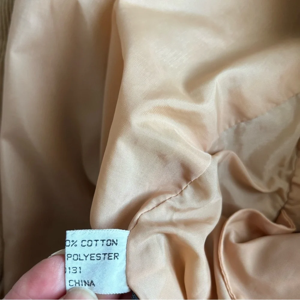 Unbranded Mens VTG Blazer Sport Coat Tan Corduroy 2 Button 42L Western Preppy